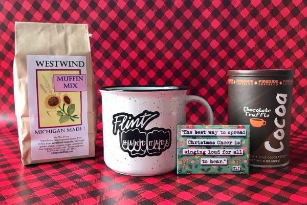 A collection of coffee and mugs from Flint Handmade