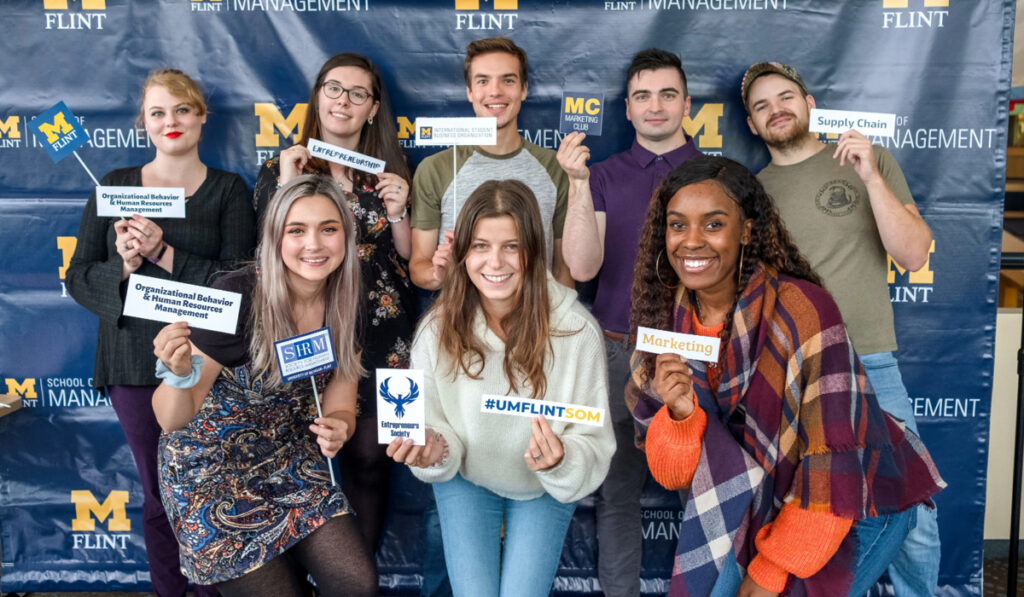 Students from the UM-Flint School of Management