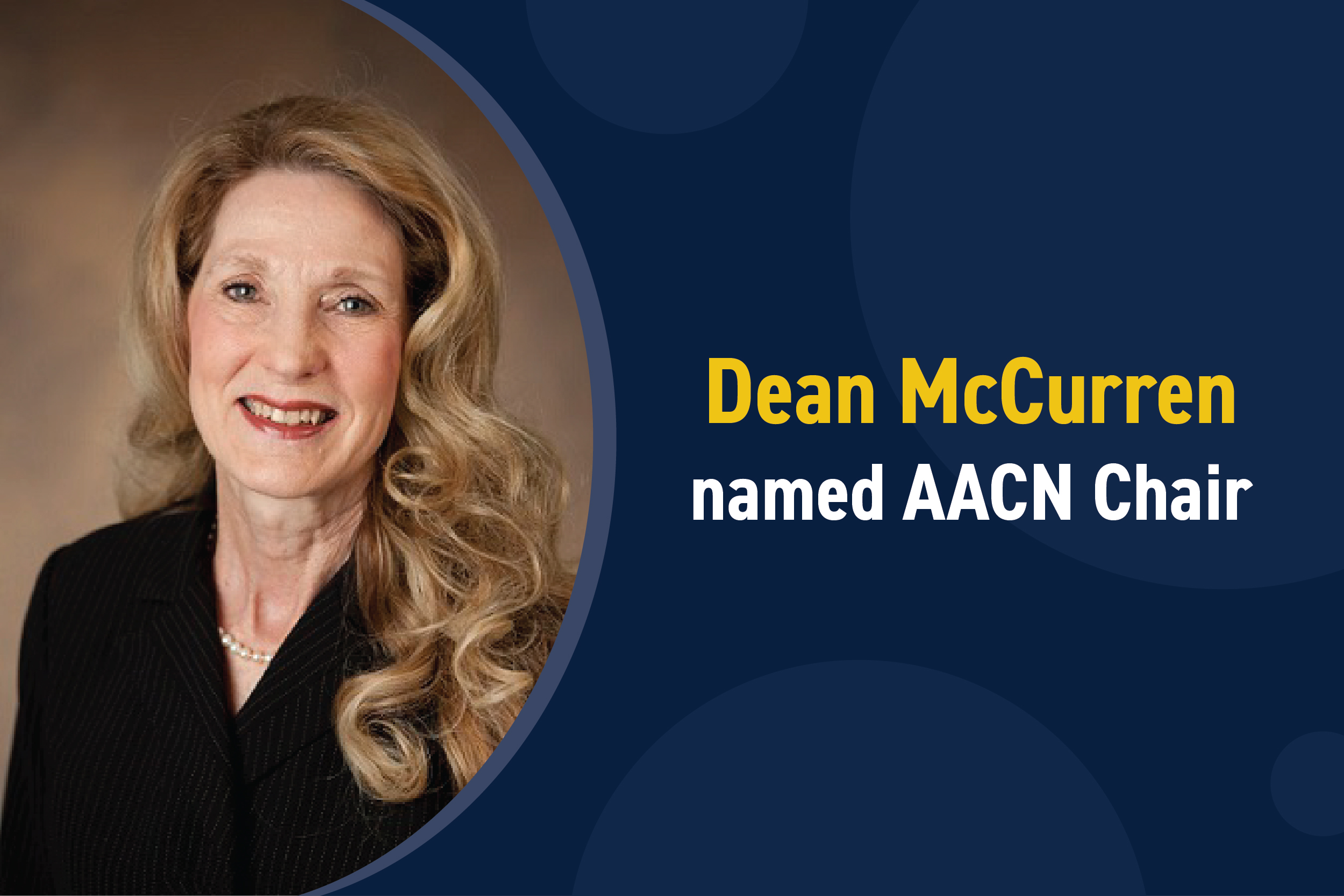 Cynthia McCurren named AACN Chair