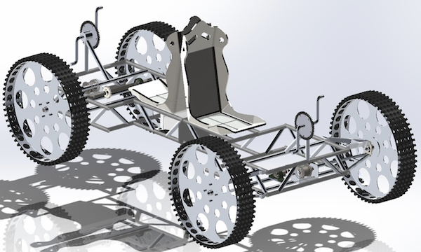 Mock-up of UM-Flint Rover used for NASA HERC Team