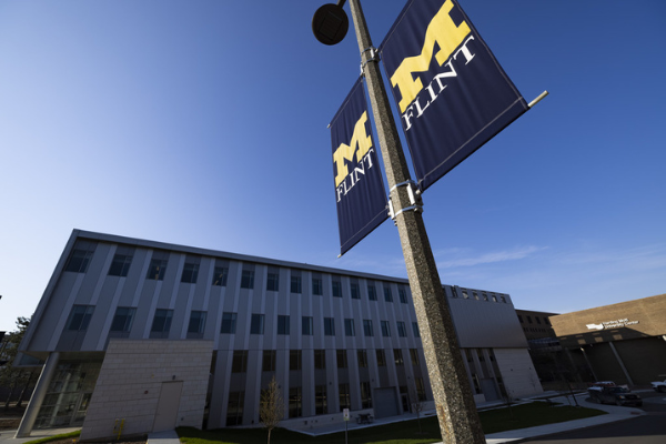 Exterior shotof the Murchie Science Building Expansion.