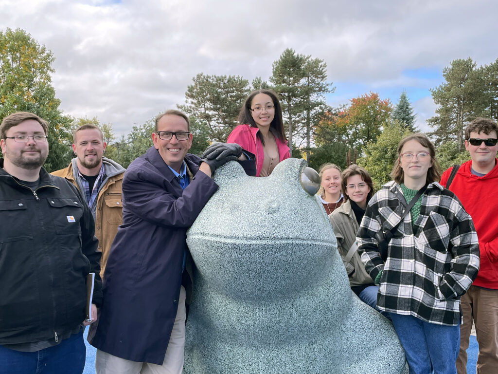 Frog Statue at Applewood