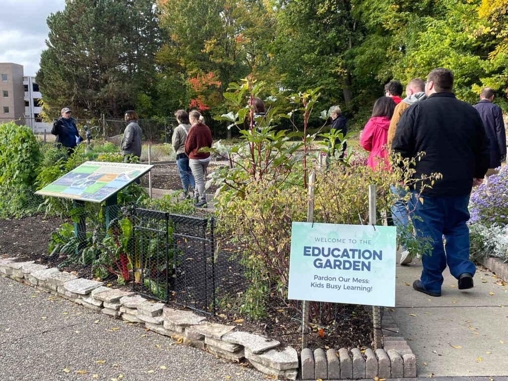 Education garden at CS Mott Estate