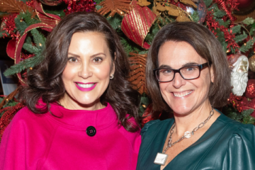 Gretchen Whitmer and Amy Yorke