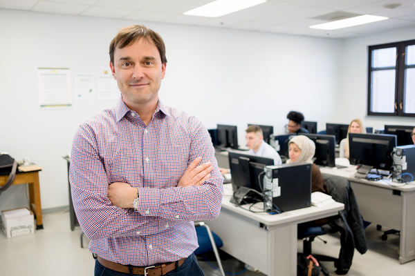 Greg Rybarczyk of UM-Flint's Department of Geography, Planning and Environment