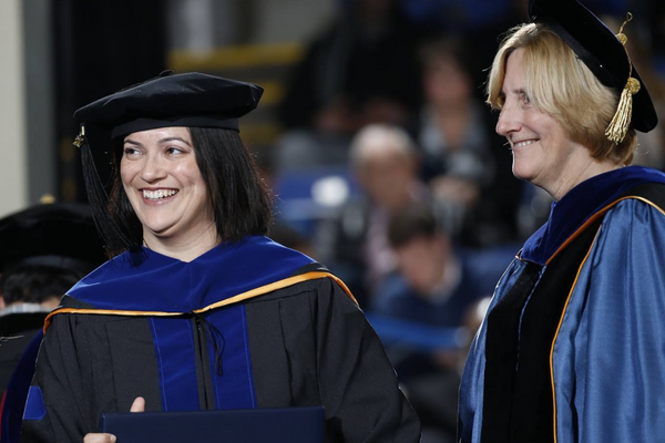 PT PhD grad Shweta Gore at Commencement