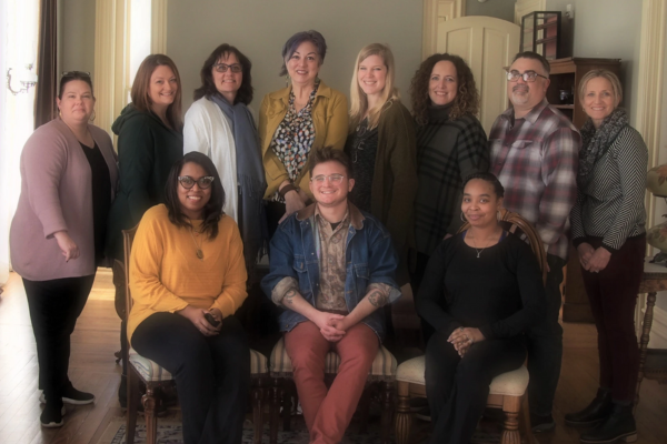 A group of teachers posing for a photo