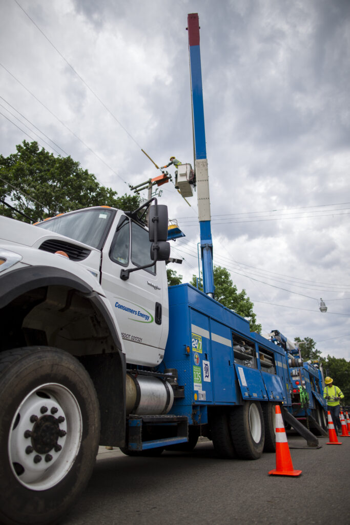 Consumers Energy truck