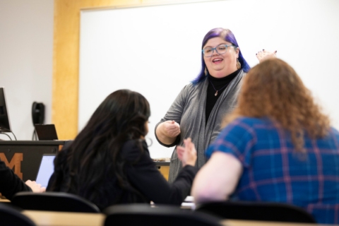 Kim Saks, assistant professor of political science and MIPSA president-elect. 