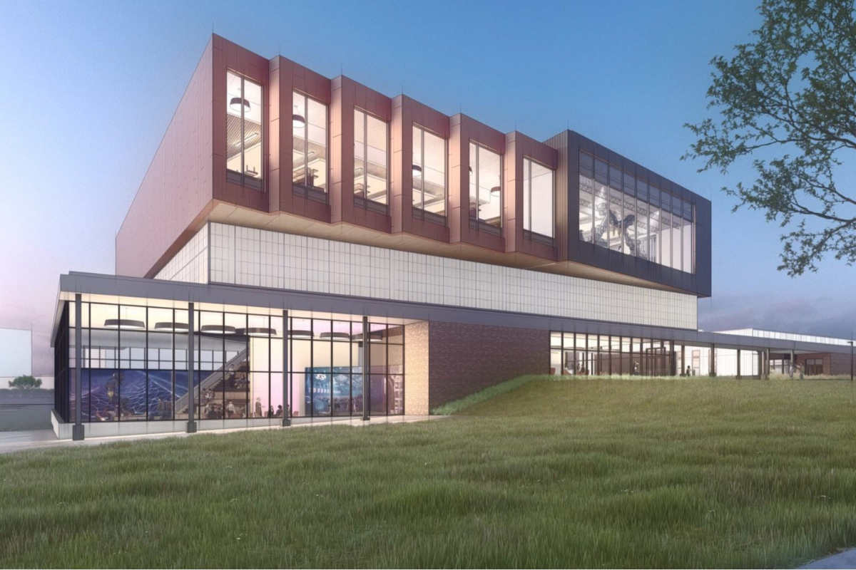 A digital rendering of the forthcoming CIT building