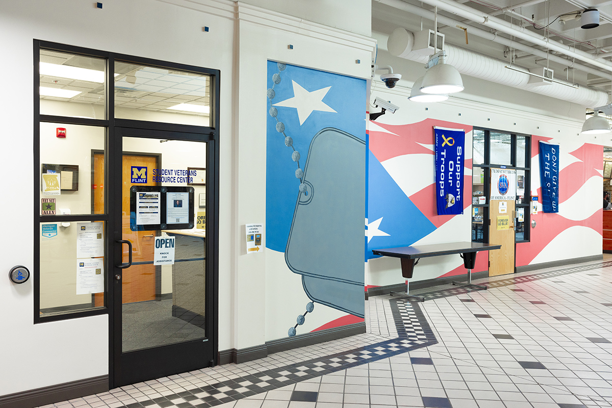 Exterior of Student Veterans Resource Center