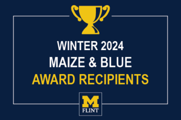 Winter 2024 Maize & Blue Award Recipients