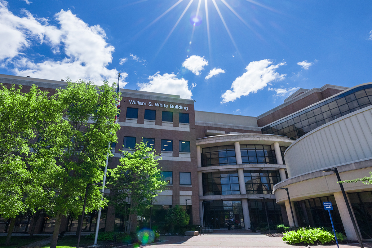 William S. White building on a sunny day