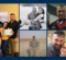 A photo collage of a man in the US army and his family