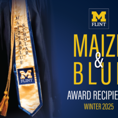 Maize & Blue Award recipients Winter 2025