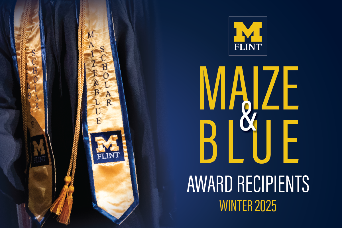 Maize & Blue Award recipients Winter 2025