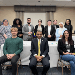 The UM-Flint 24-25 Moot Court Team posing for the camera
