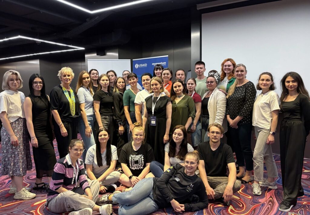 Julie Jacob, Samantha Shann, Alina Tereschenko from Rehab4U, Anna Kovalyk from Momentum Wheels for Humanity and all of the participants from the universities in Ukraine.