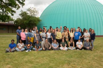 A group photo of the Division of Student Affairs.