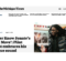 Image of an article from The Michigan Times featuring a headline about Flint artist Jonate, with a photo of him smiling and wearing a black puffer jacket and tie.